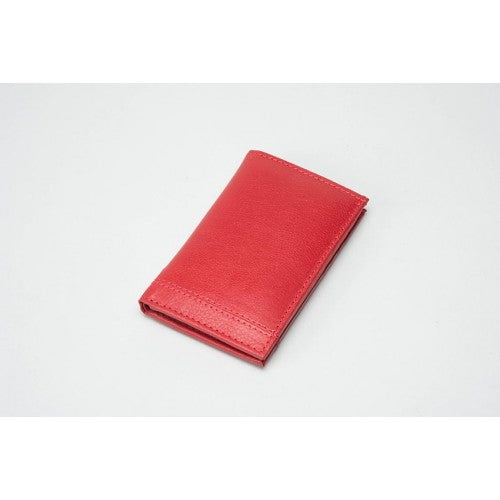 Leather Card Holder - RED (RFID)