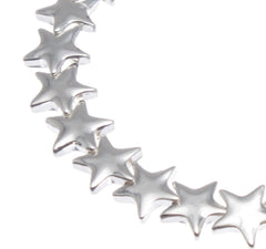 Bracelet - Silver Stars on Stretch Bracelet