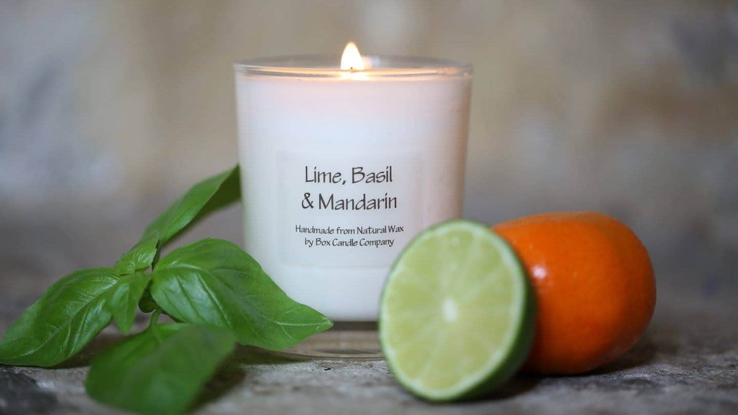 Box Candle Company - Reed Diffuser Lime, Basil & Mandarin