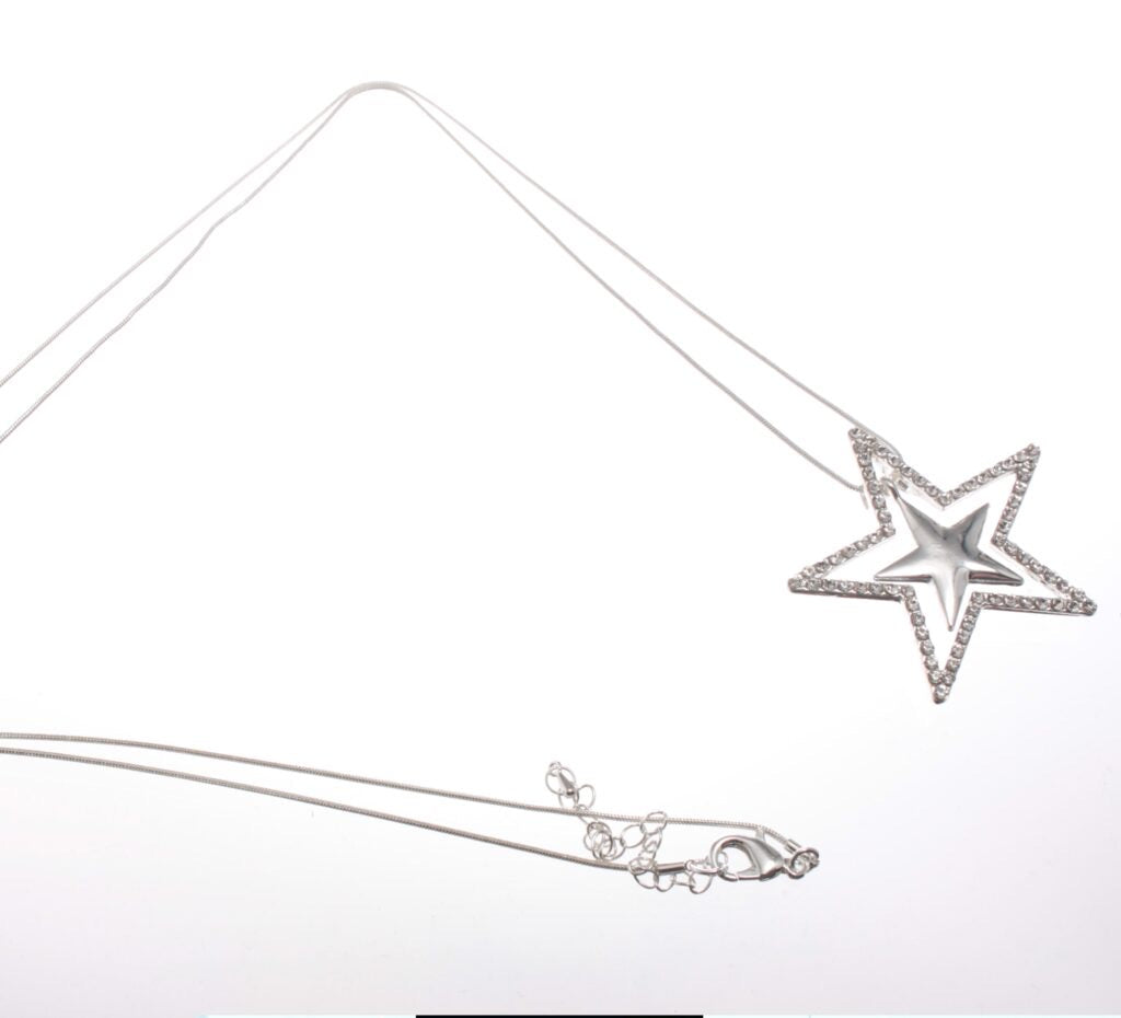 Long Star Pendant Necklace