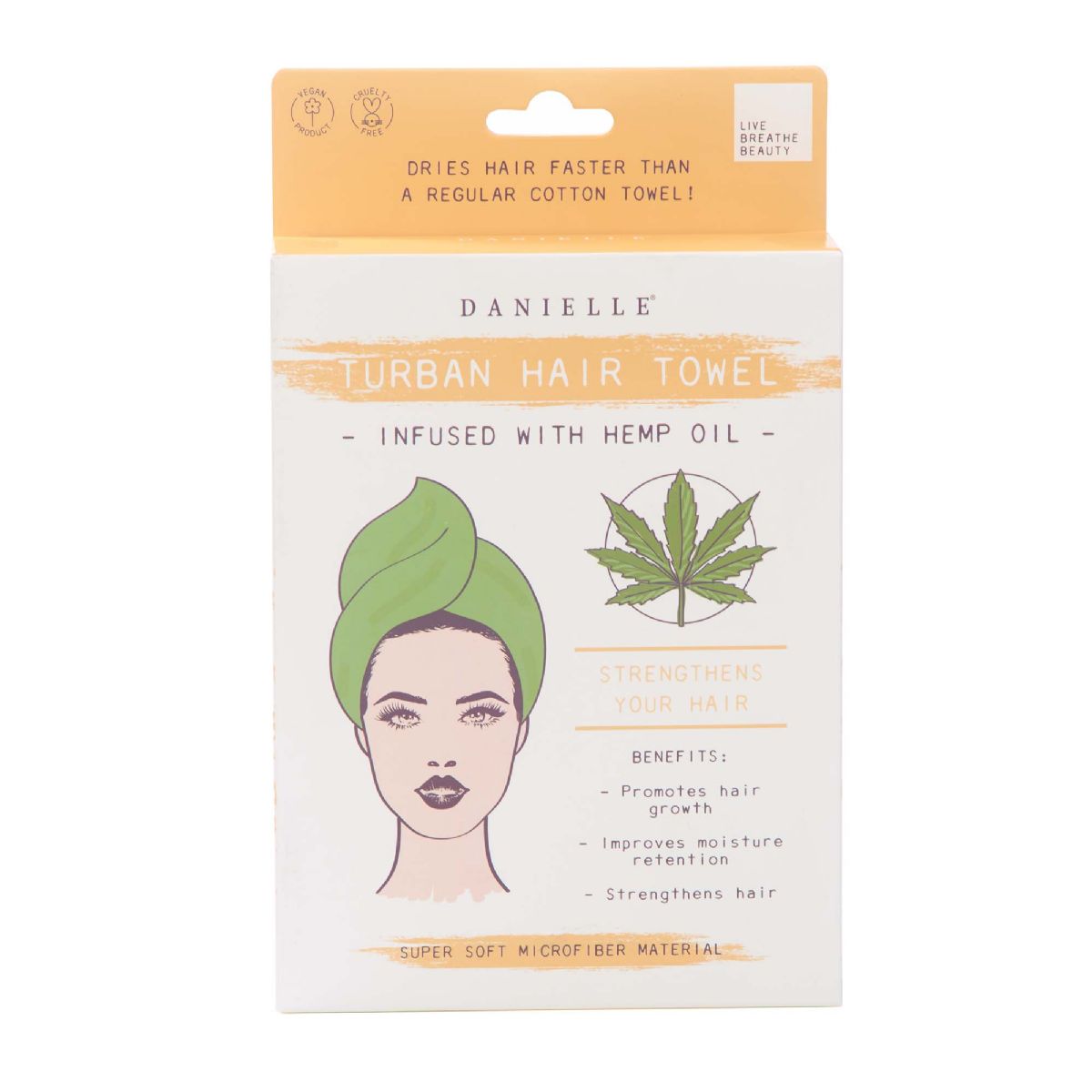 Hemp Oil Infused Hair Turban