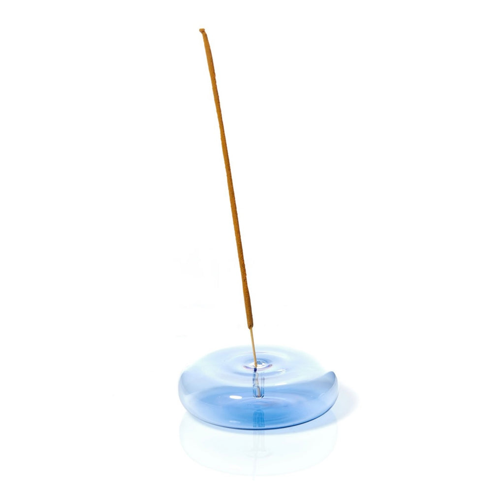 Maegen Dimple Incense Holder - Blue