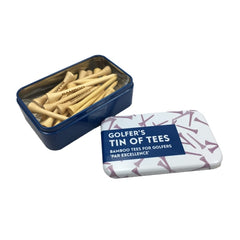 Golf Tees in a Tin