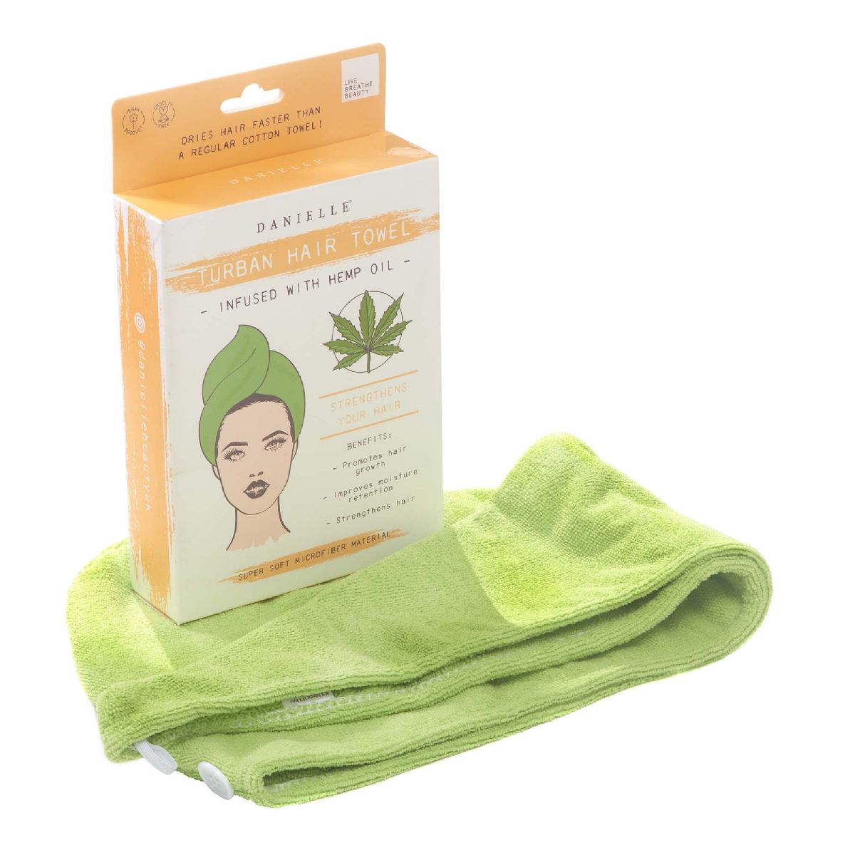 Hemp Oil Infused Hair Turban