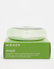 Maegen Dimple Incense Holder - Green