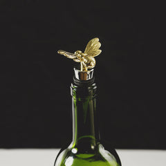Gold Bee Bottle Stopper