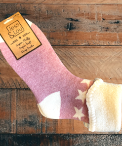 Cosy Toes Trio Stars Pink
